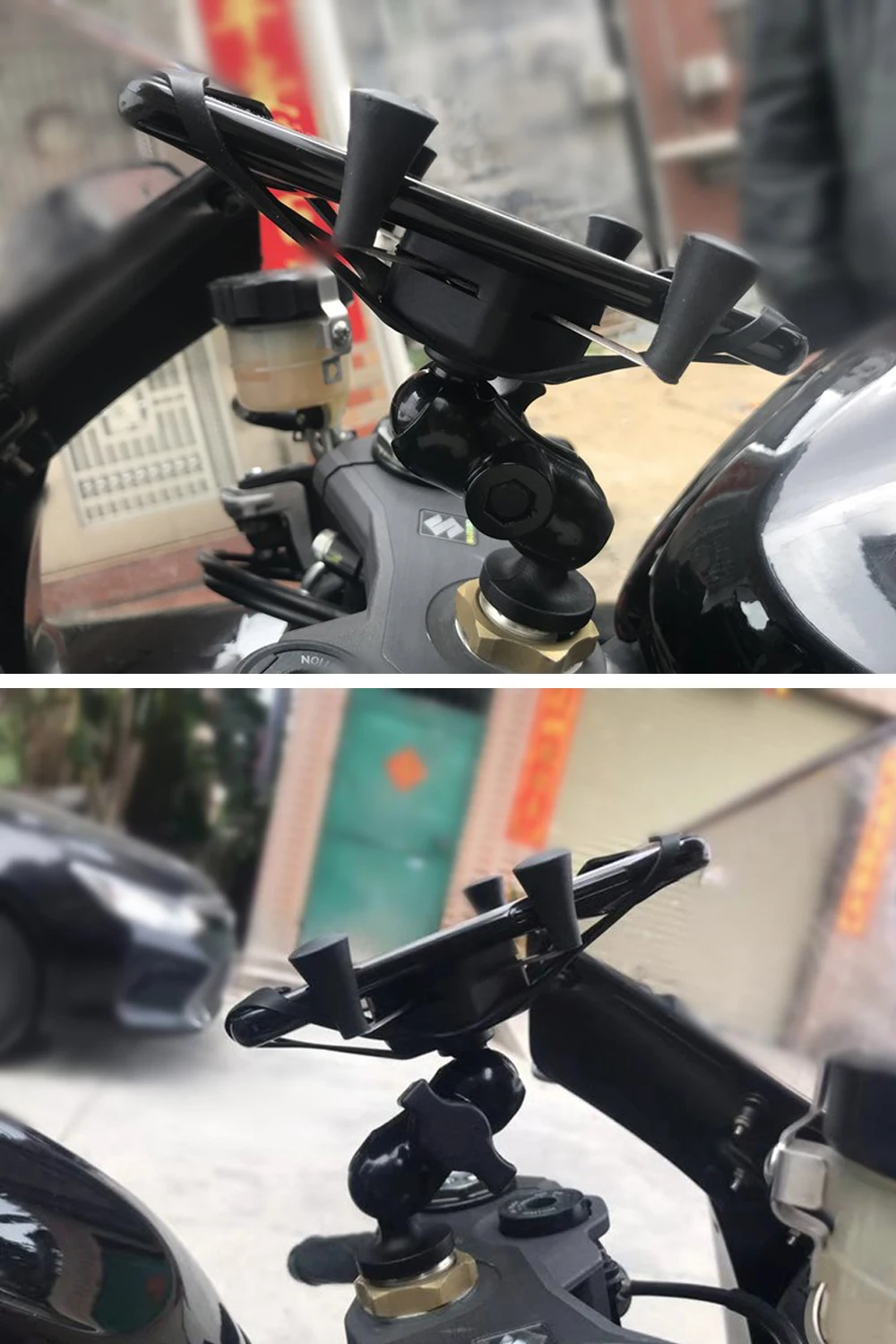 X-Grip держатель телефона USB зарядное устройство для BMW R1150GS R1150R R1200GS R1200R G650GS K1200R K1300R мотоцикл gps навигационный кронштейн