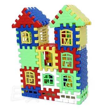 

Children Bricks House Kids Building Blocks Learning Toy Construction Set Funny