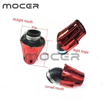 

YOSS 32/35/38/42/48/50mm Sponge Motorcycle Air Filter ATV Scooter Pit Bike Cleaner Intake For Honda Yamaha red