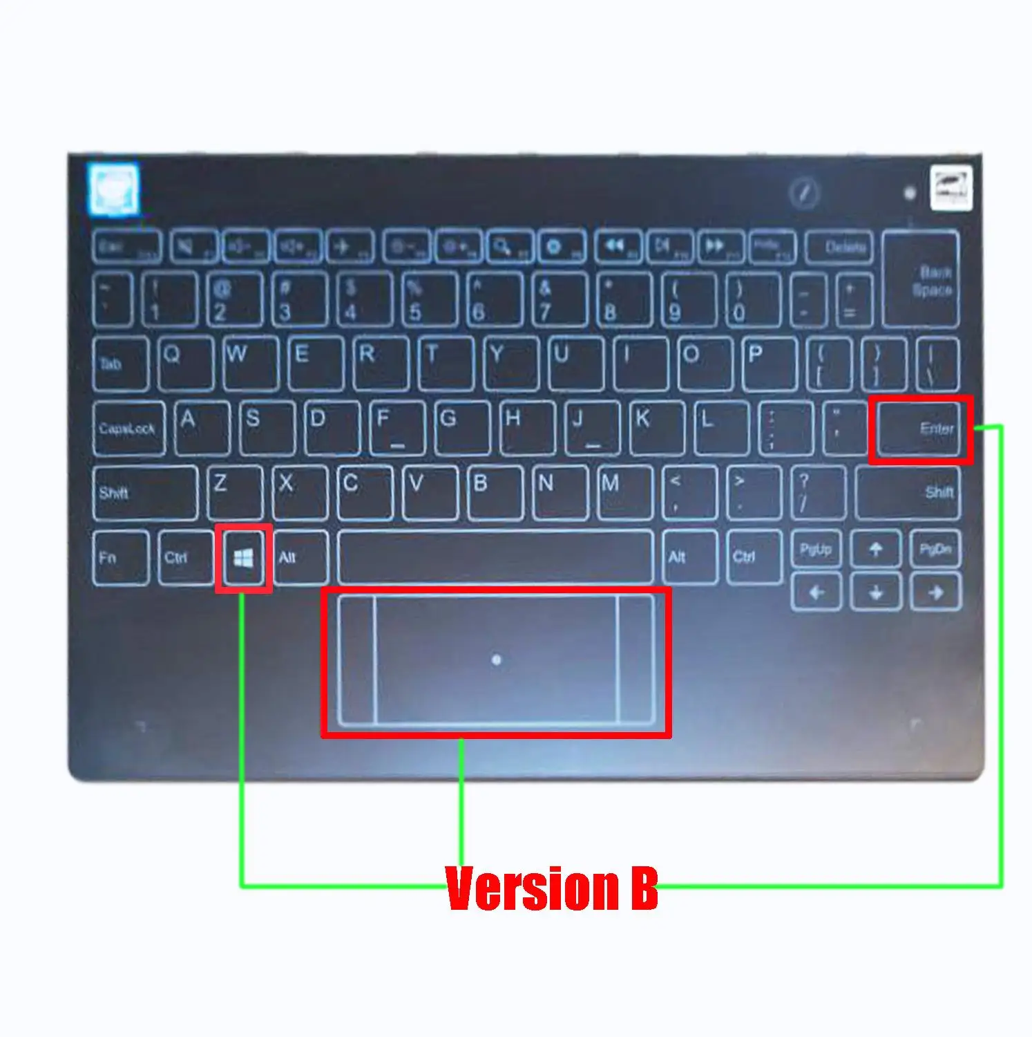Новая Оригинальная английская клавиатура для 10," lenovo Йога книга YB1-X90L YB1-X90F YB1-X91L YB1-X91F клавиатура в сборе