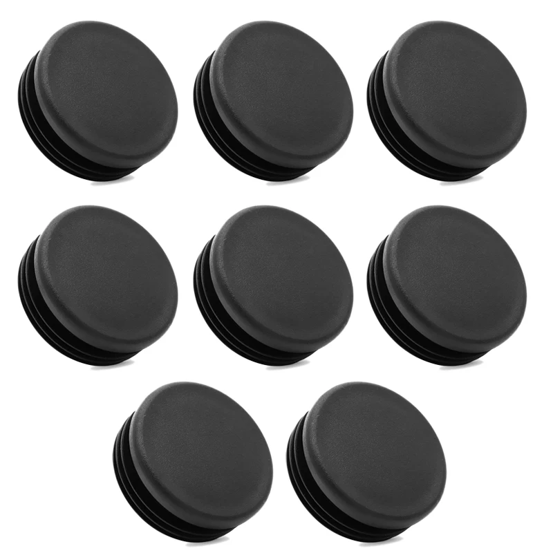 uxcell 24Pcs 63mm Dia Plastic Tubing Plug Round Post End Caps for Handrail Stair Newel Guardrail Tube Black uxcell 24Pcs 63mm Dia Plastic Tubing Plug Round Post End Caps for Handrail Stair Newel Guardrail Tube Black
