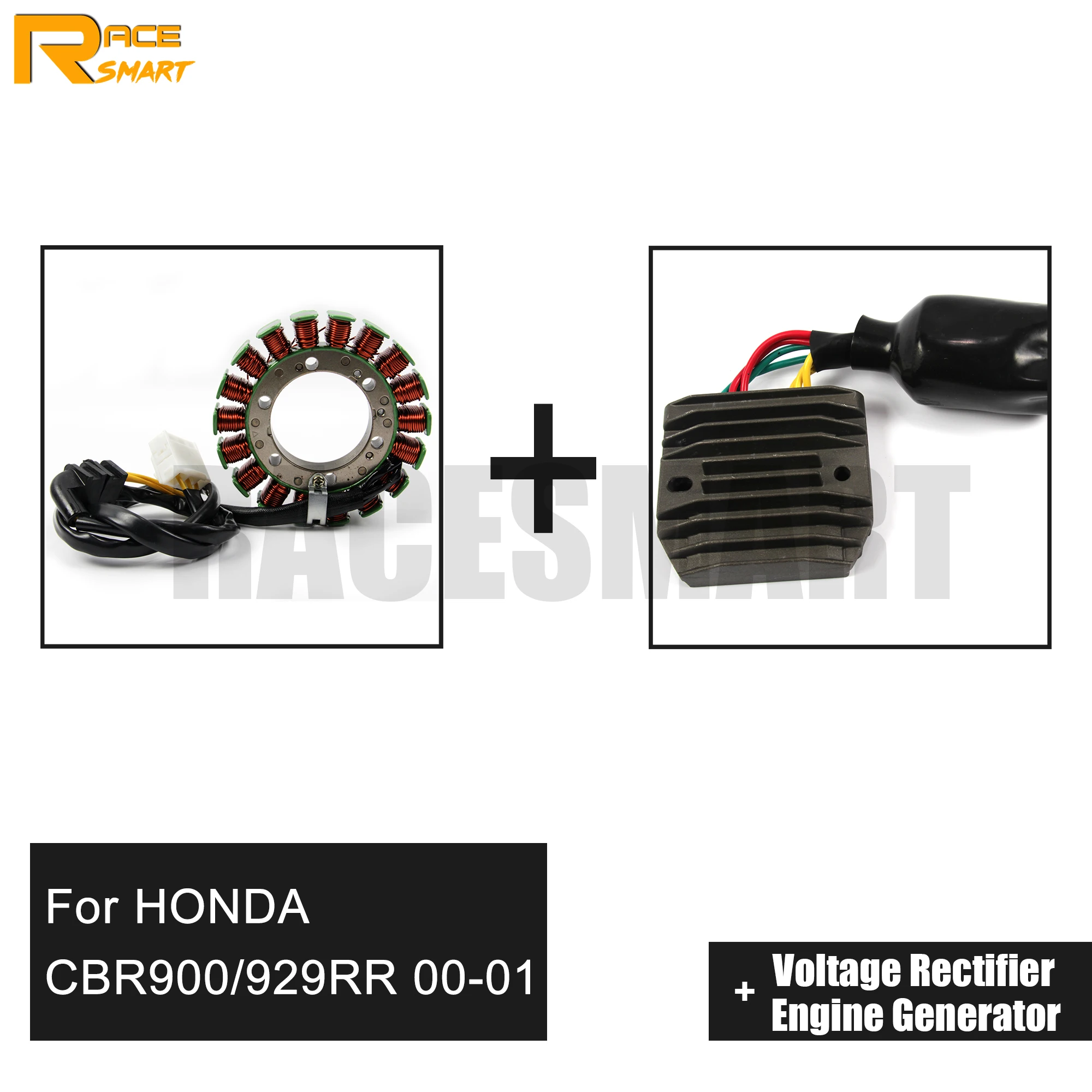Для HONDA CBR900RR CBR929RR 2000-2001 провода мотоциклетные выпрямитель напряжения двигатель выпрямителя тока Генератор ртути статор катушка Comp