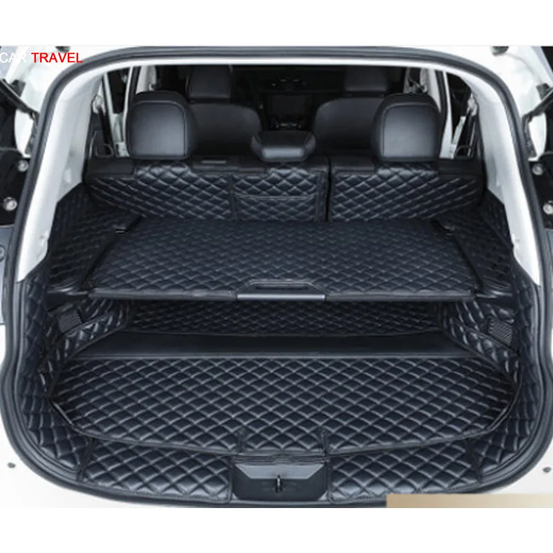 ¡Alfombrillas buenas! Conjunto completo de coche esteras para maletero para Nissan X-trail T32 7 asientos 2019 impermeable de alfombras de forro para Xtrail de 2018-2014