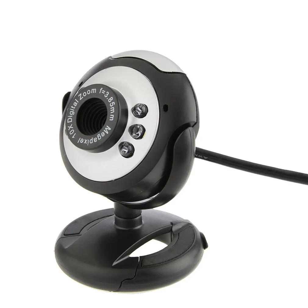 Веб камера с микрофоном вращающаяся на 360 градусов 2 0 HD 1080p USB|Веб-камеры| |