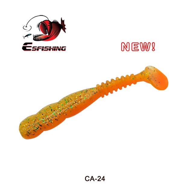 ESFISHING Hot Lure Rock Viber Shad 50mm 95mm 0.5g 8g Rock Shiner Fishing Lures Sea Bait Soft Lure Trout Bream Bait Pesca CA24