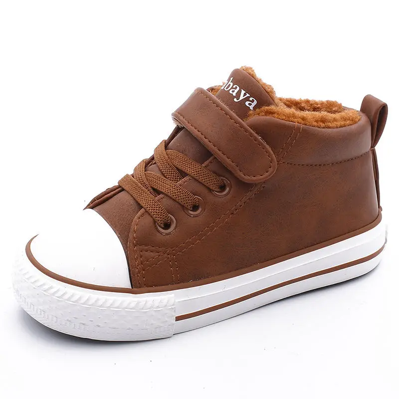 

Babaya Children Cotton-padded Shoes BOY'S GIRL'S Shoes plus Velvet Thick Cotton Boots Small CHILDREN'S Two Cotton-padded Shoes 2