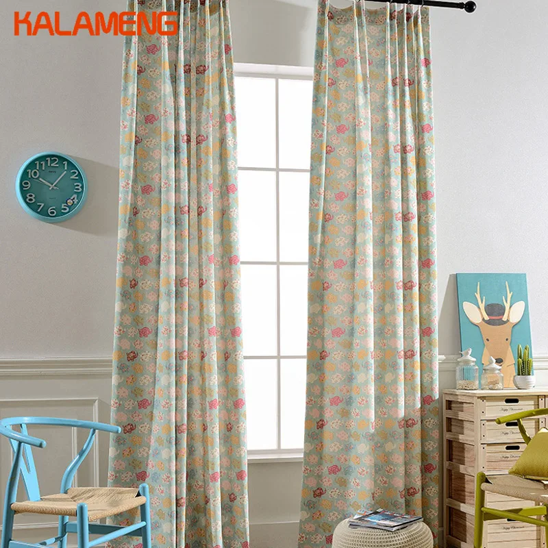 

Elephant Blackout Curtains Girl Kids Curtains Room Decor Blue Curtain Panels For Backdrop Window Drapes Living AXY8247 1