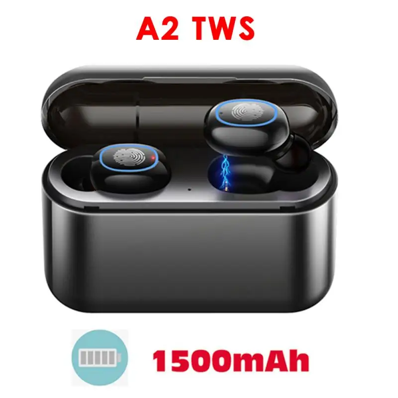 TWS 5,0, Bluetooth, беспроводные наушники A2, вкладыши, наушники, беспроводная гарнитура, водонепроницаемая, с микрофоном, свободные руки, наушники для телефонов