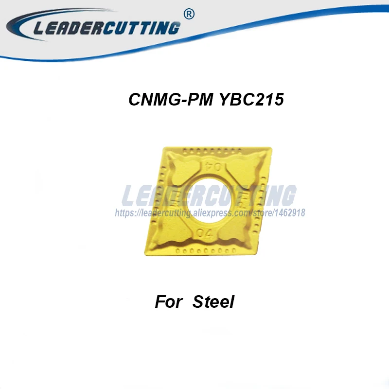 CNMG090304-PM CNMG090308-PM YBC251 CNMG120408-PM YBC251*10pcs Turning Inserts Cutting blade for Steel tips | Инструменты