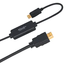 Активный 4K HDMI к Displayport 1,2 конвертер Кабель-адаптер 1,8 м HDMI в DP out