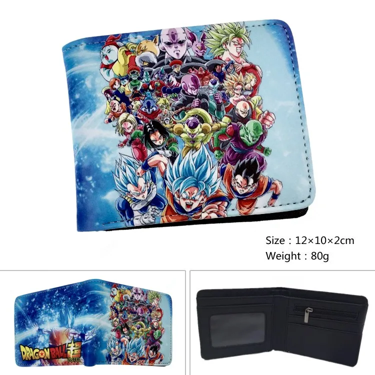 Новое поступление, мультяшный кошелек Dragon Ball Z, аниме Dragon Ball Super Broly, мужской короткий кошелек с отделением для монет, кошелек для студента, подарок