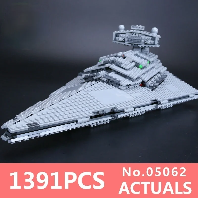 1359Pcs 05062 The Imperial Super Destroyer Set Educational Building Blocks  Bricks Toys 75055 - AliExpress