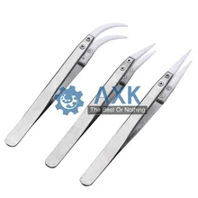 3 шт. Непроводящий керамический Пинцет IC SMD SMT Пинцет термостойкий 1000 градусов ручные инструменты LT91