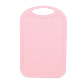 

Plastic Chopping Block Meat Vegetable Cutting Board Non-Slip Anti Overflow With Hang Hole Chopping Board