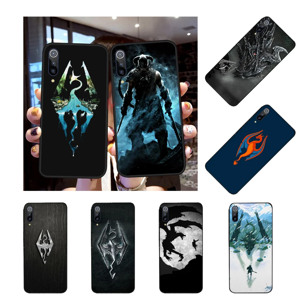 NBDRUICAI The Elder Rolls V Skyrim черный мягкий чехол для телефона Redmi Note 8 8A 7 6 6A 5 5A 4 4X 4A Go Pro Plus