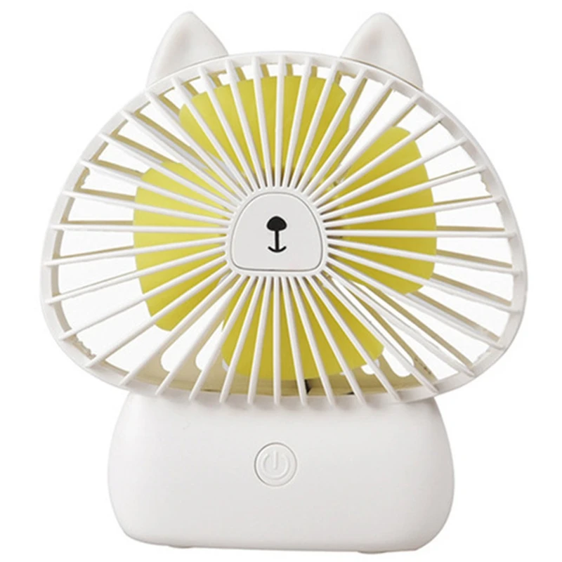 

Portable Rechargeable Mini Usb Fan Led Fan Small Desks Household Fans Handy Small Desktop Usb Cooling Fan Cooler