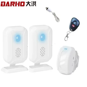 Беспроводной инфракрасный датчик движения Darho, сигнализация дверного звонка, диапазон 280 м, сигнализация безопасности для дома, магазина, магнитный сигнал