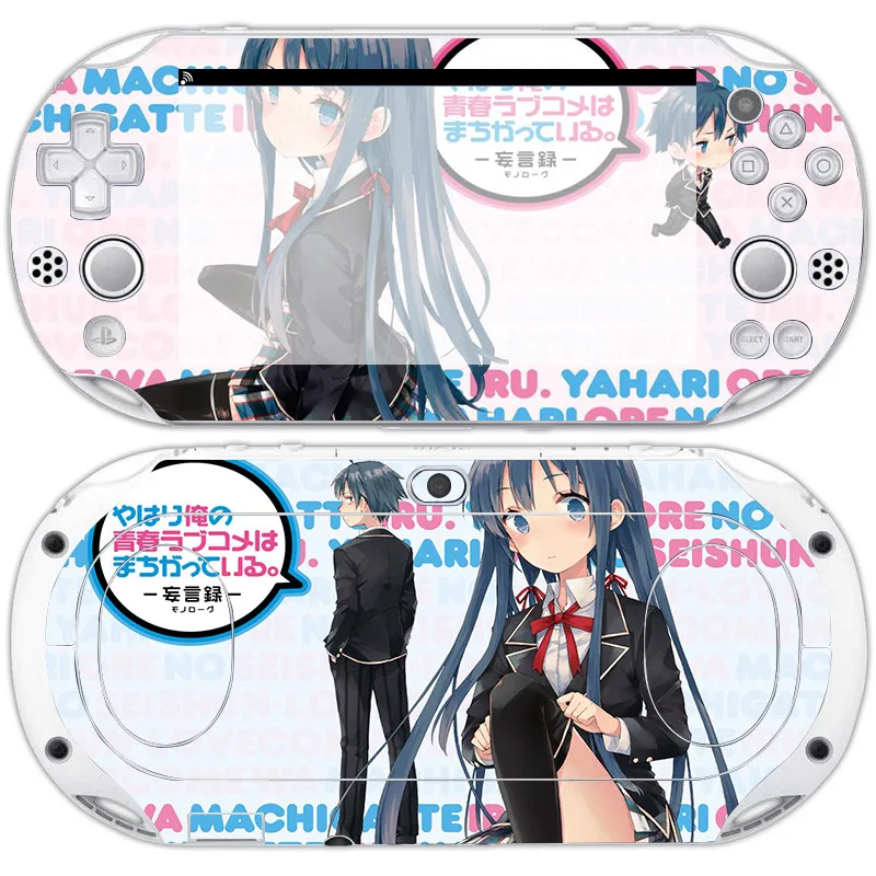 Аниме милая девушка наклейка s для PS Vita psv 2000 видео игра Кожа Наклейка виниловая кожа Ptotector наклейка для playstation psv 2000