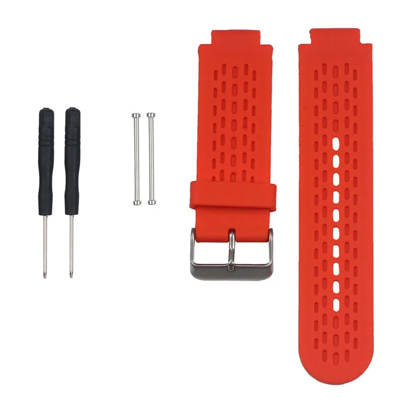 Силиконовый ремешок на запястье для Garmin Approach S2/S4 gps Golf Watch/Vivoactive - Цвет: Red