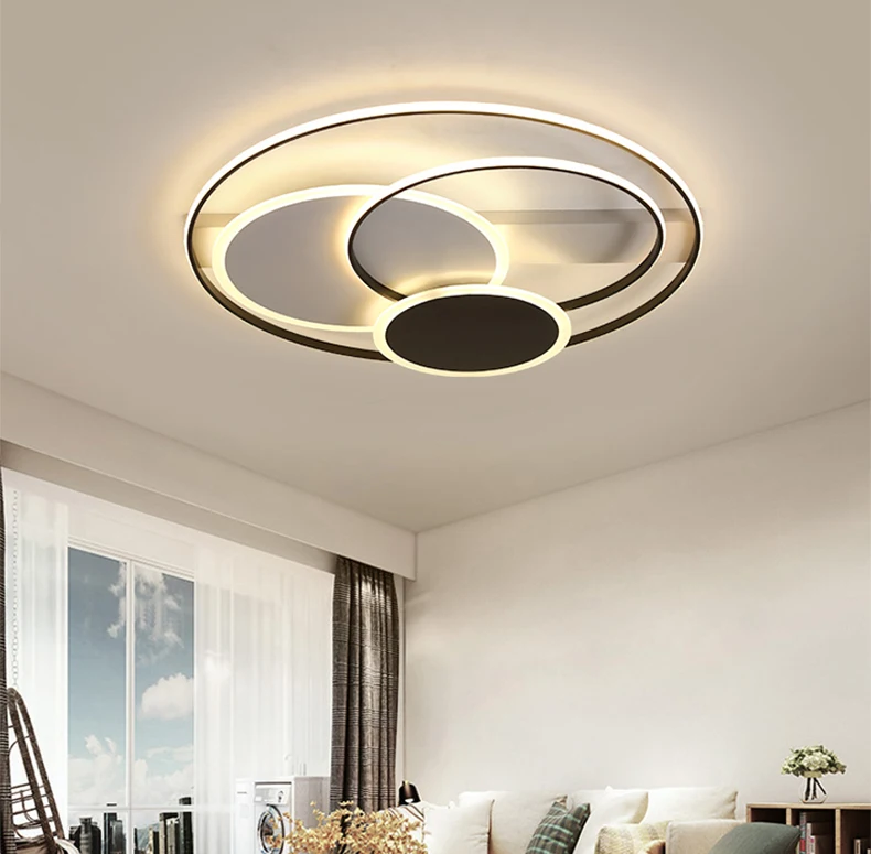 Chandelierrec AC90-260V потолочные люстры светильники для гостиной спальни Современные светодиодные люстры низкие потолки канделябро