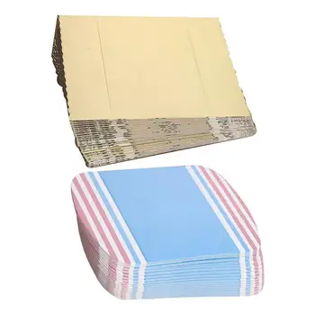 

100PCS Baking Paper Trays Baking Bag Bottom Pad Baking Bag Trays For DIY Bakery Shop Home