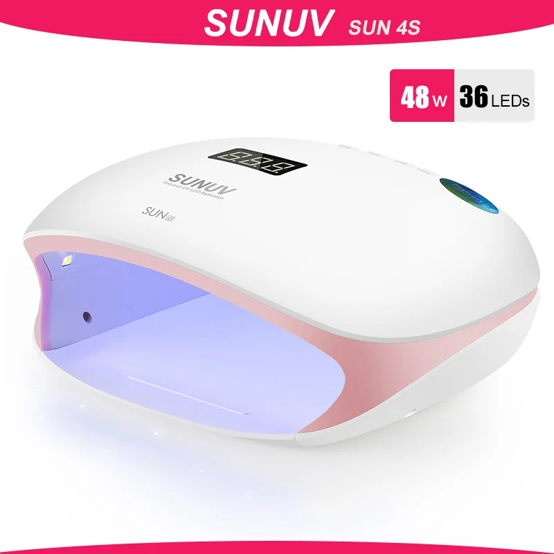SUNUV SUN4S/4 лампа для ногтей 48 Вт УФ светодиодный Сушилка отверждения гель лака с