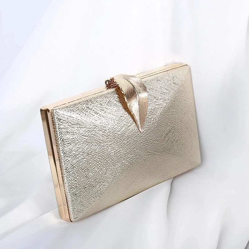 Luxy Luna de boda de las mujeres bolso de embrague monedero, bolso fiesta bolso Metal cierre con forma hoja bolsa de ZD1524| | - AliExpress