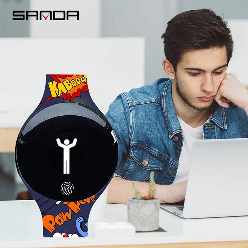 Часы наручные SANDA женские спортивные брендовые водонепроницаемые люксовые Смарт