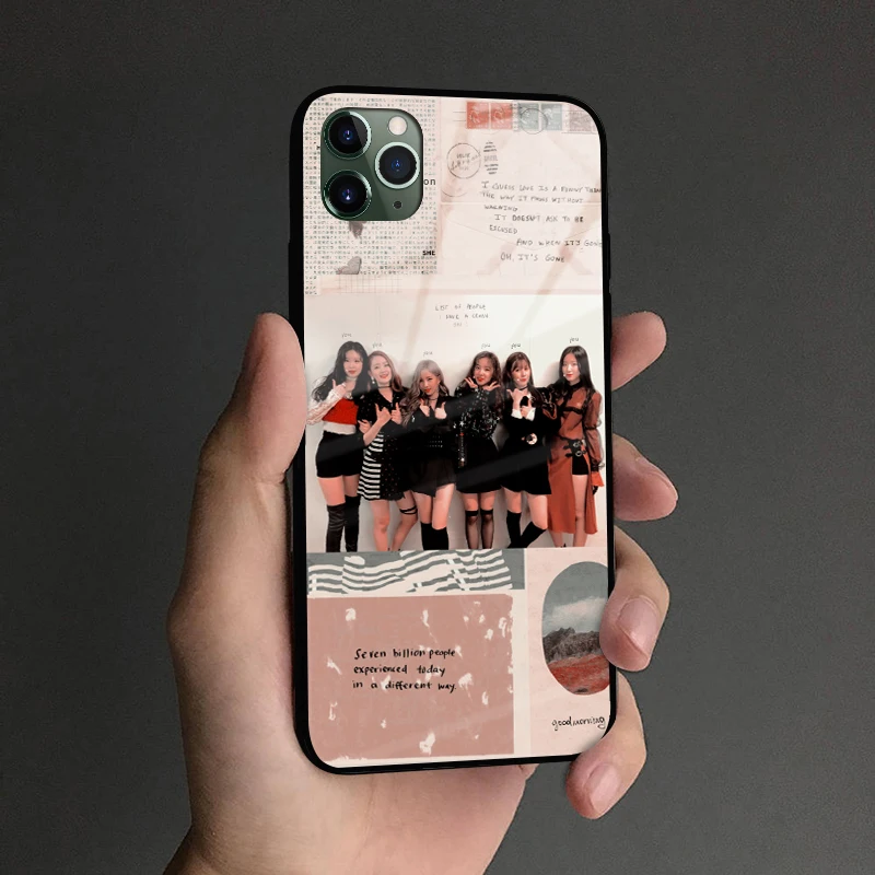 FIVE 136 G) I-DLE Girl group kpop мягкий силиконовый стеклянный чехол для телефона, чехол для Apple iPhone 6 6s 7 8 Plus X XR XS 11 Pro MAX - Цвет: FIVE 136
