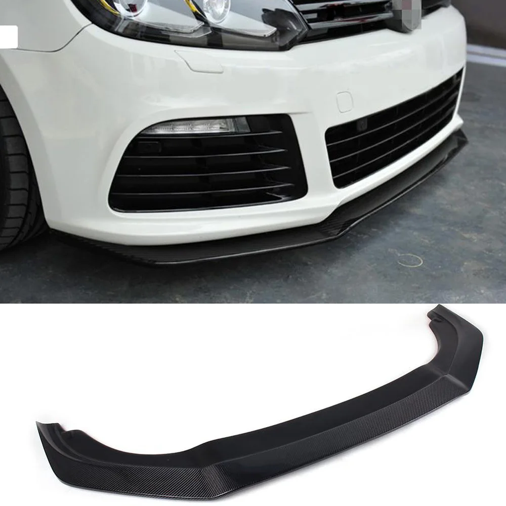 Защитный спойлер для VW Golf VI MK6 R20 углеродное волокно/FRP только 2010 2011 2012 2013 г.|bumper lip