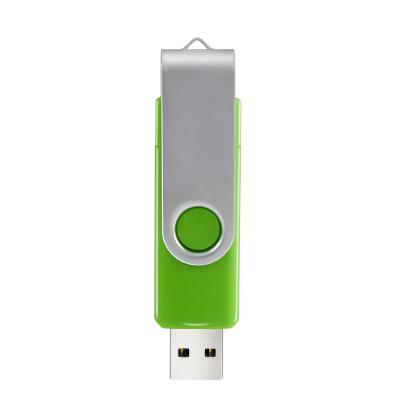 OTG флеш-накопитель 128 ГБ usb флеш-накопитель 2,0 64 ГБ 32 ГБ 16 ГБ флеш-накопитель 8 ГБ 4 ГБ флеш-накопитель для мобильного телефона флеш-карта памяти OTG usb stic - Цвет: Зеленый