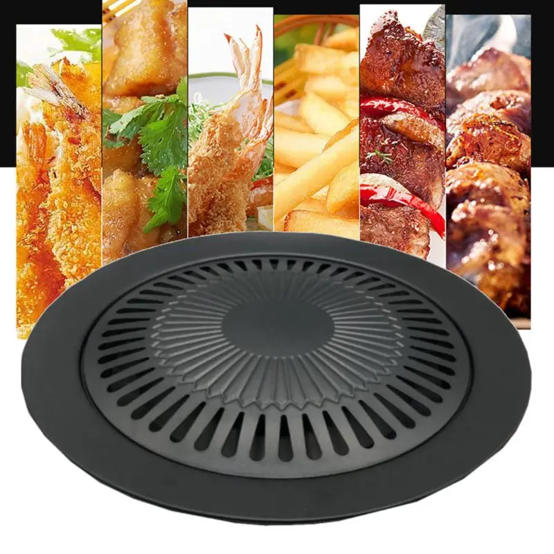 Måske Ansigt opad jogger Korean Barbecue Gas Grill Pan | Non Stick Korean Grill Plate | Korean Grill  Pan Stove - Baking Dishes & Pans - Aliexpress
