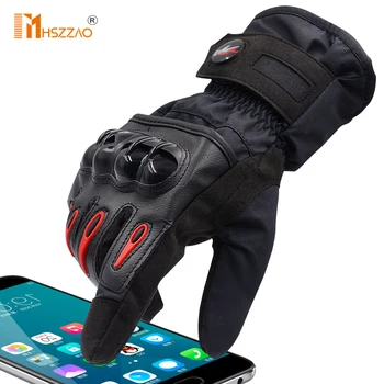 

1 Pair Unisex Motorcycle Gloves Outdoor Riding Touch Screen Safety Waterproof Protective Gloves