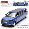 Free Shippin 1:32 Range Rover Alloy Limousine Metal Diecast Car Model Pull Back Flashing Musical Kids Toy Vehicles 4