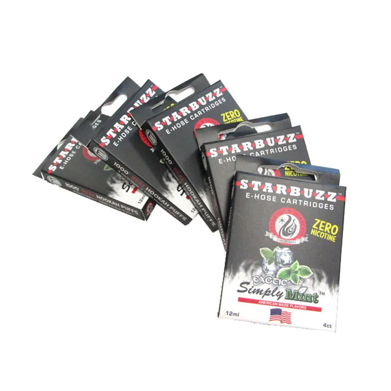 100 шт./лот Starbuzz e hose картриджи ручка для Шиши кальяна мини электронная