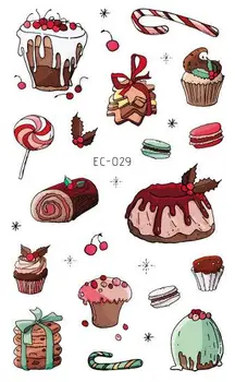 

Boy Girl Child Temporary Tattoo Sticker Cherry Bread Design Body Art Tatoo Decoration Hands Feet Waterproof Fake Tattoo Sticker