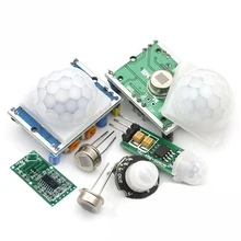 HC-SR501 HC-SR505 AM312 SR602 Regolare IR Piroelettrico A Infrarossi Mini PIR modulo Sensore di Movimento Modulo del Rivelatore Staffa per arduino