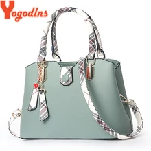 Yogodlns женская сумка, модная офисная женская сумка из искусственной кожи, сумки на плече, элегантные сумки-мессенджеры, Повседневная сумка с ручкой сверху, bolsa