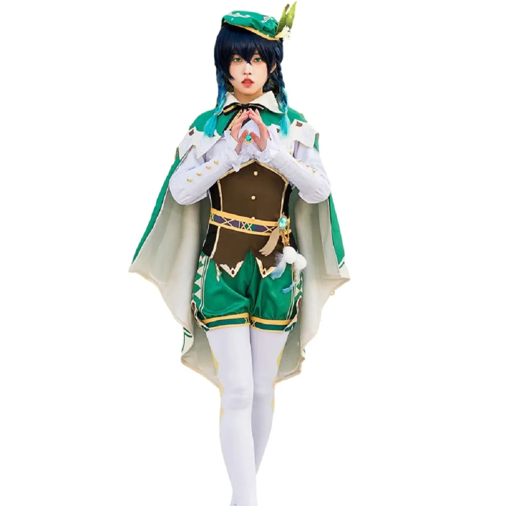 

Genshin Impact Venti Cosplay Costume Suits Outfits Game Role Play Outfit Halloween Carnival Party Events