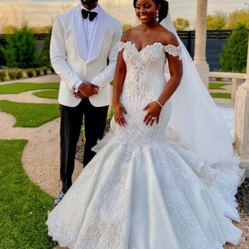 

Lover Kiss Wedding Dress Mermaid Bridal Gowns 2022 Vestidos De Noiva Plus Size Robe De Mariage For Women Luxury suknia ślubna