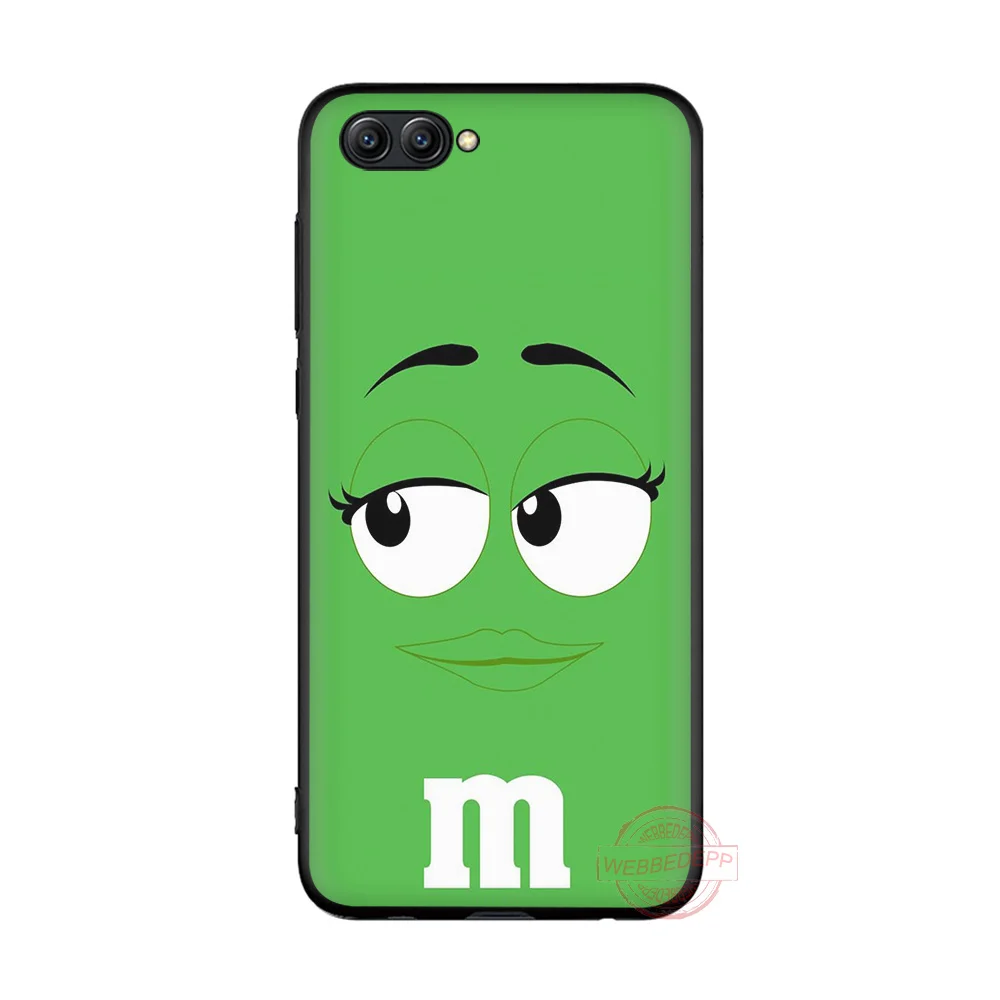 WEBBEDEPP милые с изображением конфет M& M TPU чехол для телефона для Honor 6A 7A 2 ГБ/3 ГБ Pro 7C 5.99in 7X 8X 8C 9 10 Note10 для детей 8, 9, 10 Lite - Цвет: 2