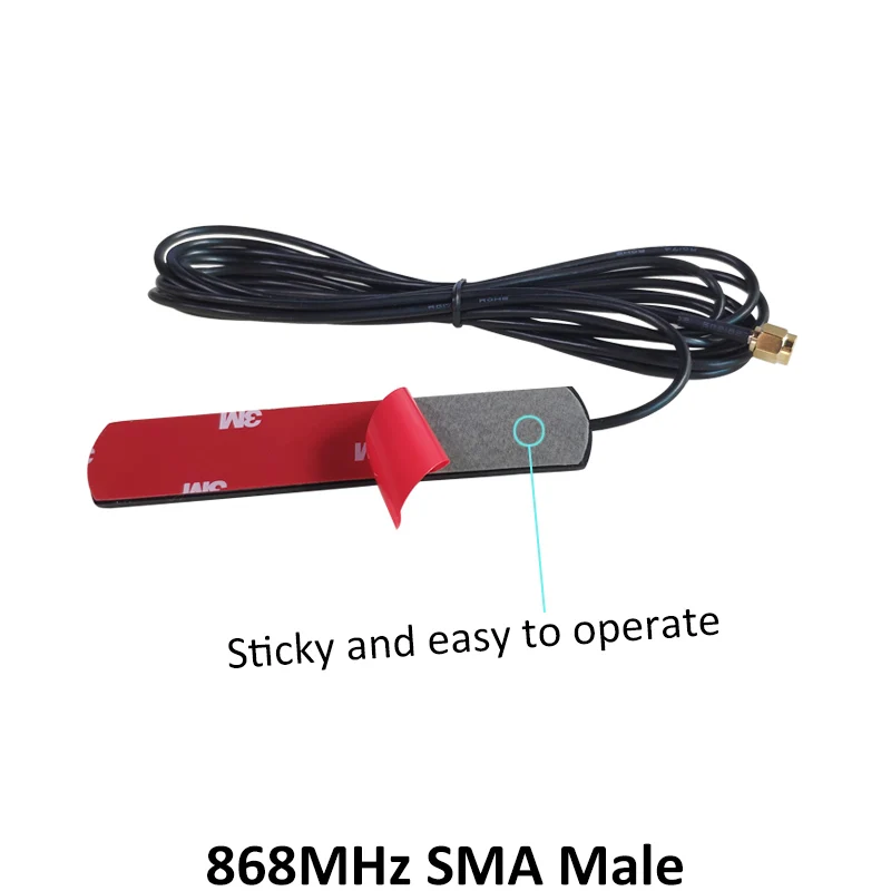 GSM антенна 868 МГц 915 МГц клееная полоса 868 м Соединительная антенна SMA-Male Разъем Антенна 3 м кабель 868 МГц 915 МГц антенна