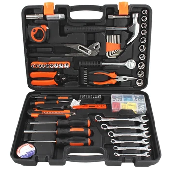 Online AYHF-Hand Tool Set Household Tool Repair Tool Set With Plastic Tool Box Socket Wrench Screwdriver
