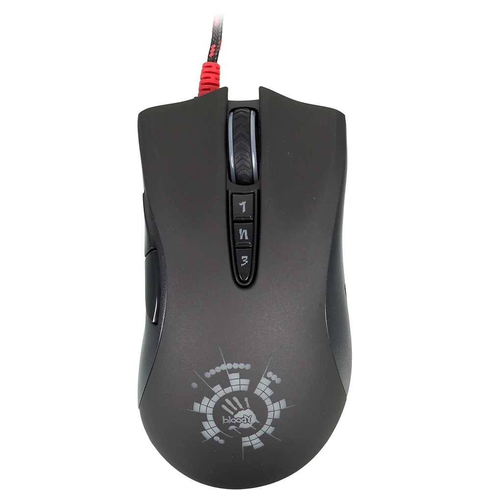Мышь A4 Bloody A91 Blazing черный оптическая(4000dpi) USB2.0(8but