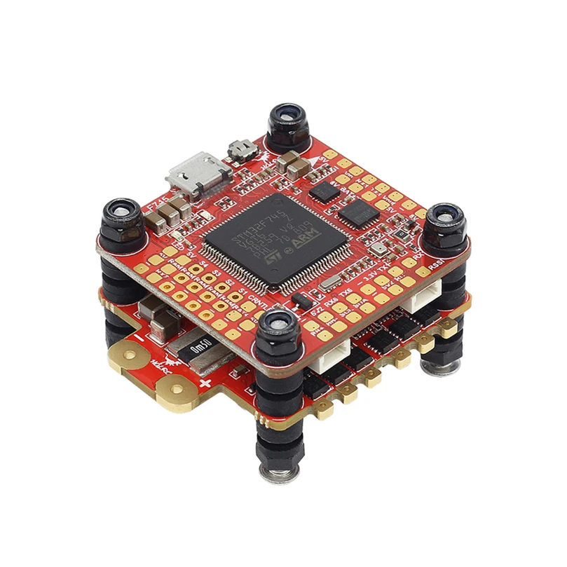 

HGLRC FD F7 Dual Gyro 60A 3-6S BL32 4in1 ESC STACK Flight Control for FPV RC Quadcoper for 180mm-1000mm Frame Kit