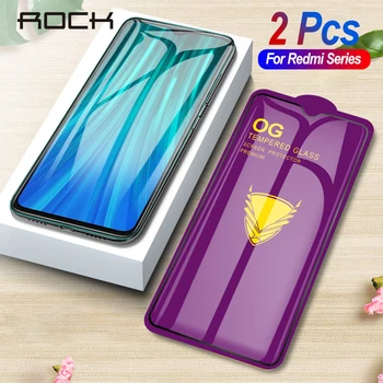 

Rock 2pcs Tempered Glass For Xiaomi Redmi Note 8 7 Pro 8T Screen Protector Protective Glass For Redmi K20 7 Pro 8 7A 8A Film