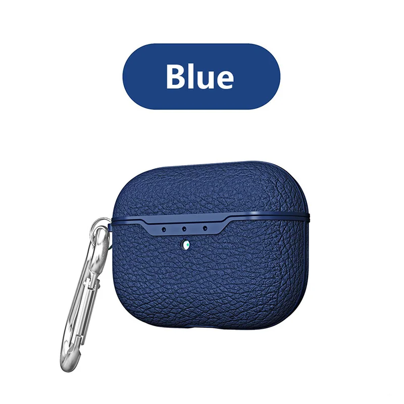Беспроводной Bluetooth футляр для наушников для Airpods Pro Чехол тонкий противоударный мягкий чехол для Airpod Pro Чехол с брелком - Цвет: B Blue