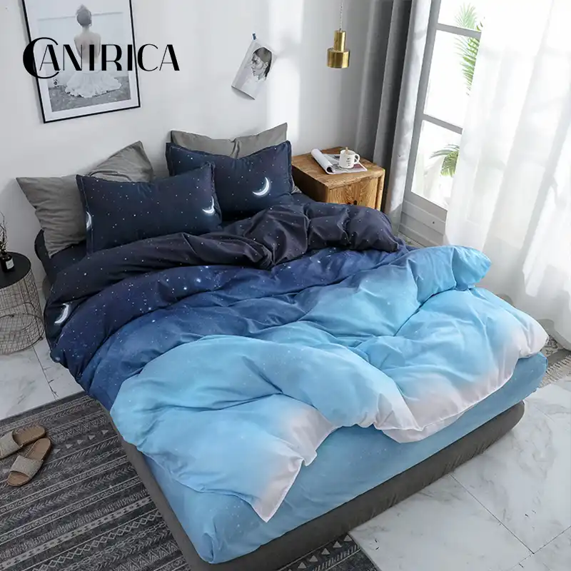 3pcs Comforter Bedding Sets Blue Star Duvet Cover Set Modern Duvet Cover Kids S Room Bed Dekbedovertrek Home Decor Bedding Sets Aliexpress