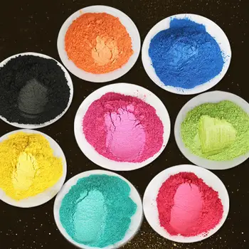 

Lot Color DIY Powder Healthy Natural Mineral Mica Powder DIY Pigment Colorant Makeup Eyeshadow Soap Powder For Lips Make Up