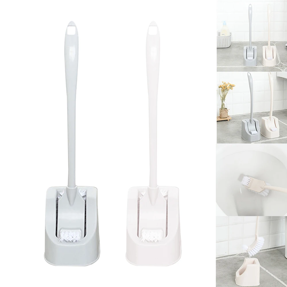 Long Handle Toilet Brush Holder Set Bathroom Lavatory Cleaning Tool Floor-Standing WC Toilet Cleaning Brush Bathroom Accessories